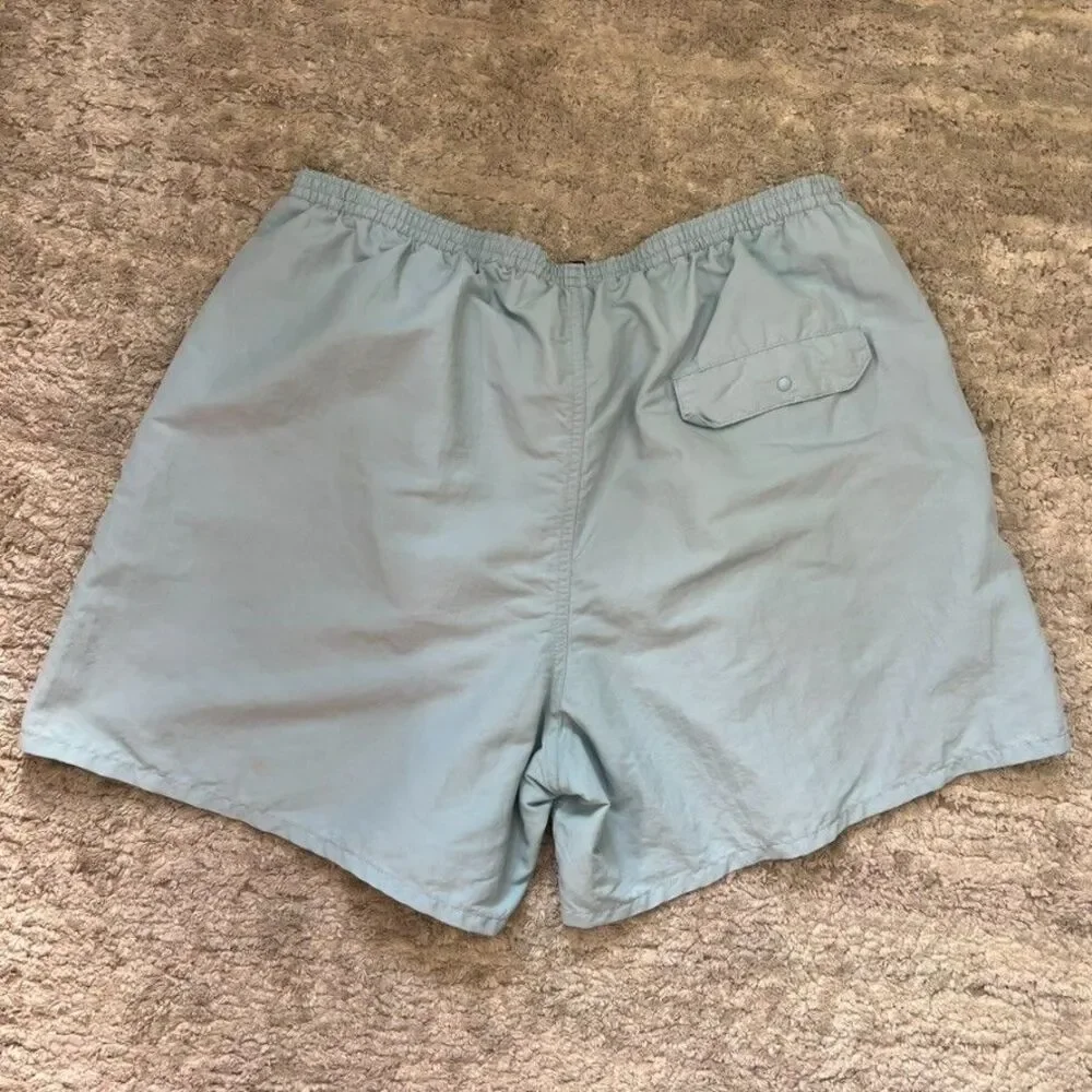 Patagonia Inner Mesh Liner Light Blue Hiking Baggie Shorts Mens Size XL